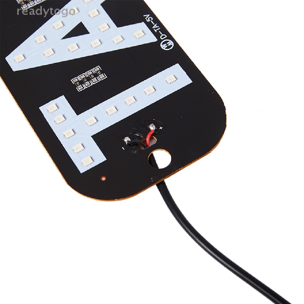 Bảng Đèn LED 12V Chữ Taxi Năng Lượng Cab Có Công Tắc Cho Xe Hơi