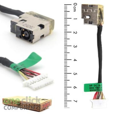 Jack Nguồn DC Có Cáp Cho HP14s-fr1000AU 14s-dq 14 S-dk0123au TPN-Q242 Laptop DC-IN Sạc Cáp Mềm
