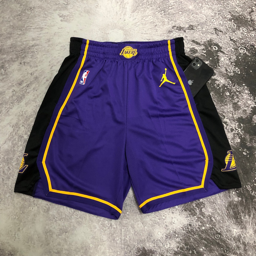 Quần Short Thể Thao Bóng Rổ 23 Lakers Dáng Rộng Thời Trang Nam