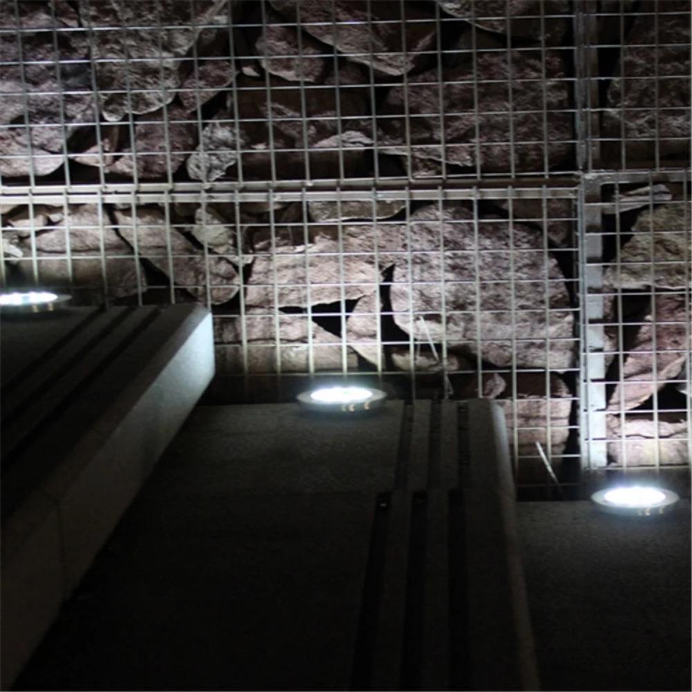 ZAIJIE24 Đèn Led 8 Bóng Lót Sàn Trang Trí Sân Vườn