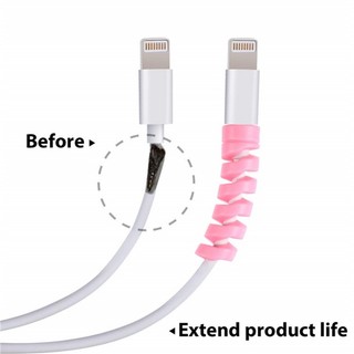 Dây Lò Xo Quấn Bảo Vệ Cáp Sạc USB Android