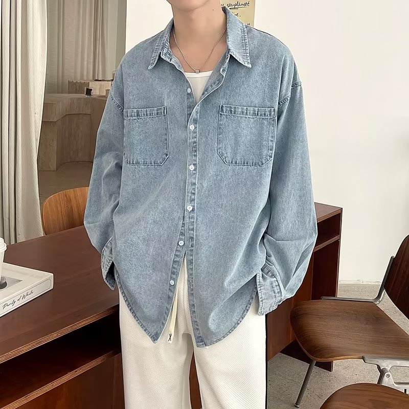 Xu Hướng: Áo Sơ Mi Denim Đa Năng Thời Trang Mới Cho Nam