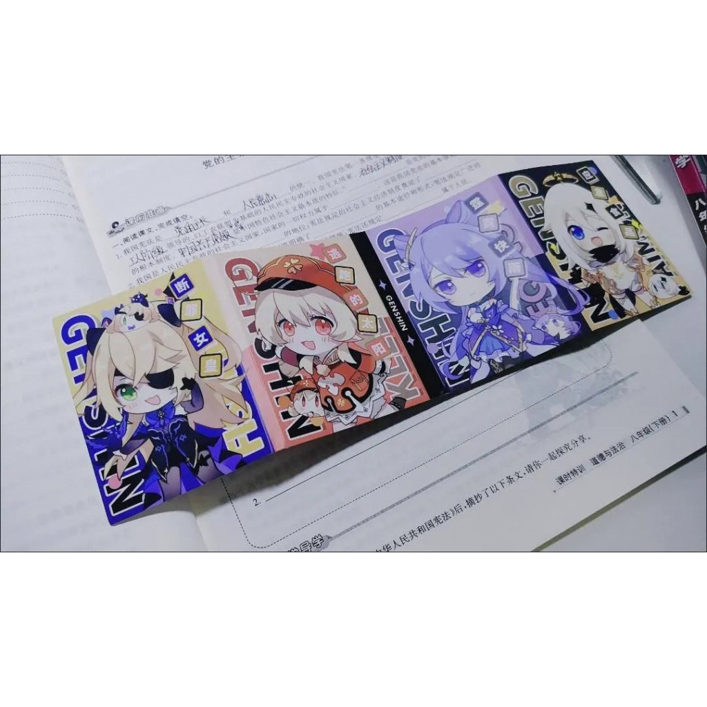 ★Genshin Impact★Sổ Tay Ghi Chú Họa Tiết Anime Dễ Thương Xinh Xắn