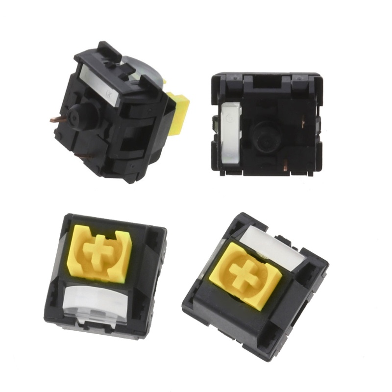 Bộ 4 Bàn Phím Cơ Chơi Game Màu Vàng RGB Chuyên Dụng Cho Blackwidow Elite