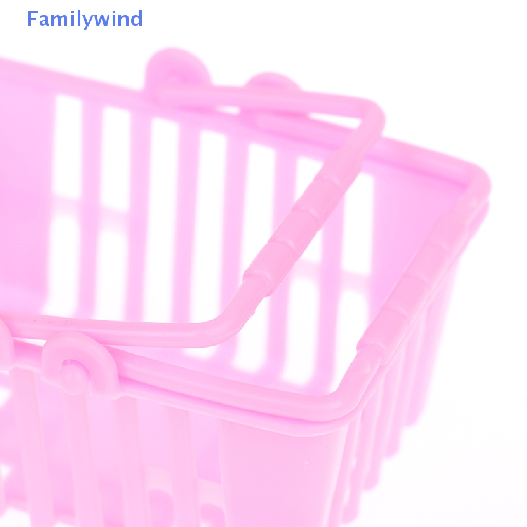 Set 2 Giỏ Mua Sắm Mini Đồ Chơi Cho Nhà Búp Bê