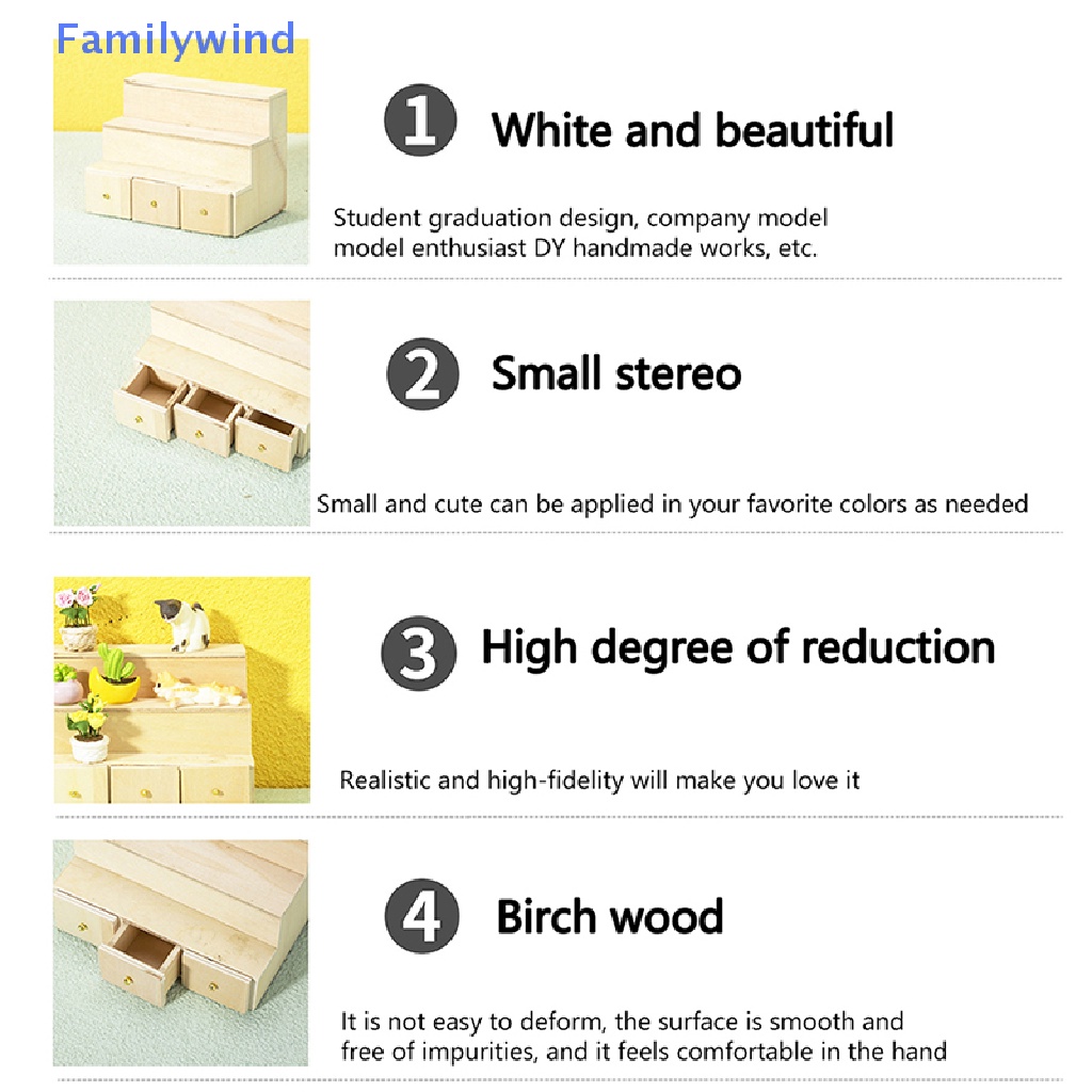 Kệ Để Giày / Đồ Dùng Mini Trang Trí Nhà Búp Bê Tỉ Lệ 1: 12