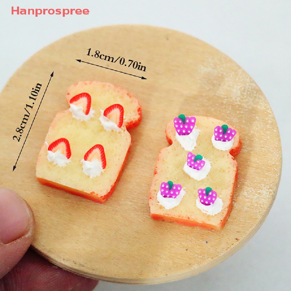 Mô Hình Bánh Mì Trái Cây Trang Trí Nhà Búp Bê DIY