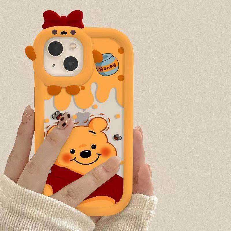 ✅Ốp Điện Thoại Mềm Chống Sốc Chống Dơ In Hình Gấu Pooh Cho Apple Iphone 12 xr xs max1413 11