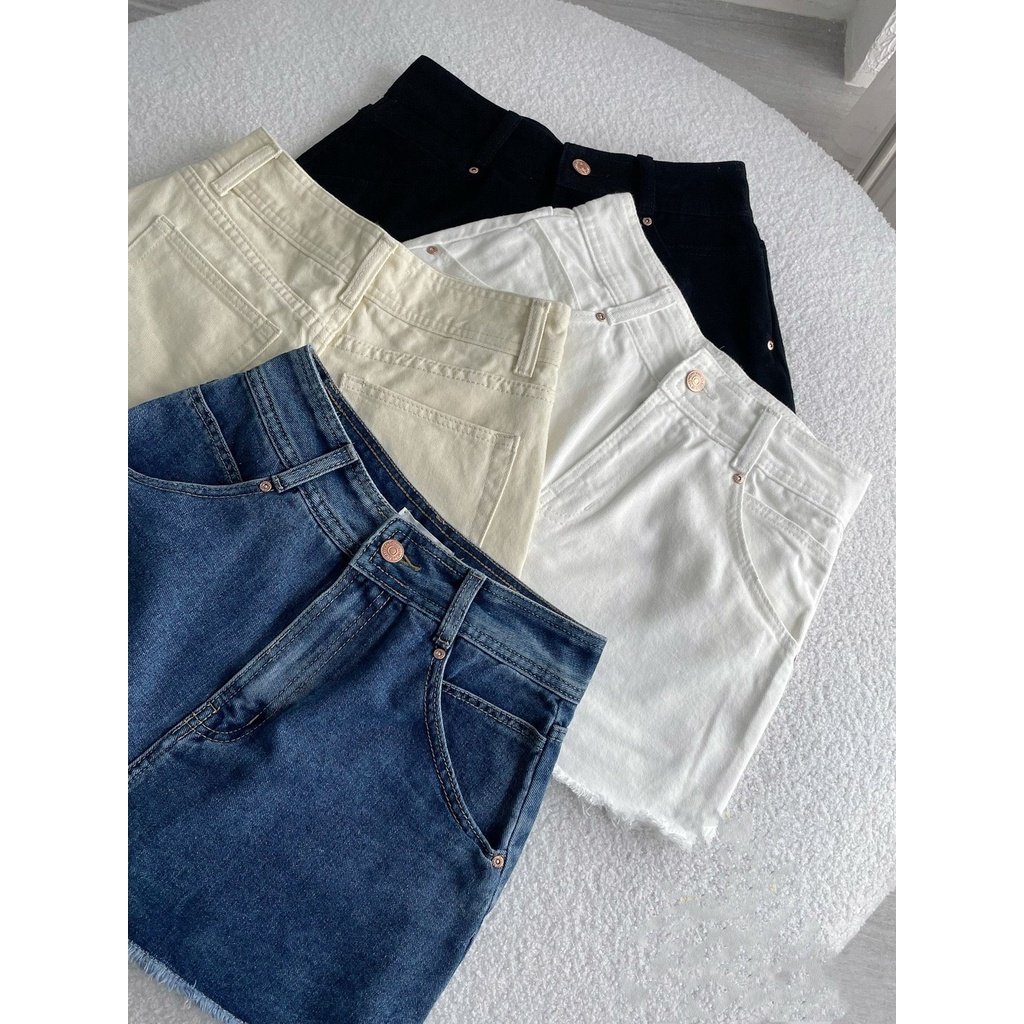MINIE - Chân váy jean form A vạt bầu hot trend 2023 - lót quần - hàng chuẩn loại 1 - cơ bản basic dễ mix
