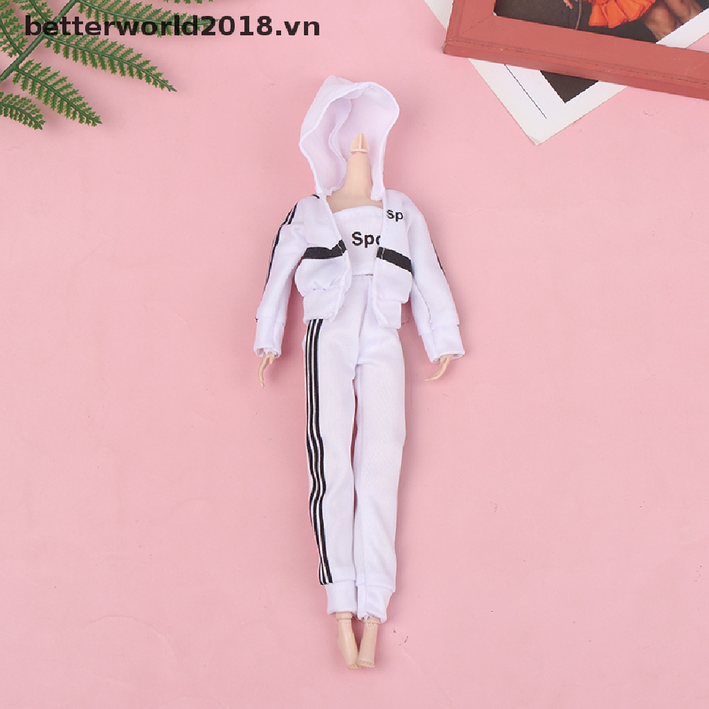 Set Đồ Thể Thao 3 Món Thời Trang Cho Búp Bê 1 / 6 30cm