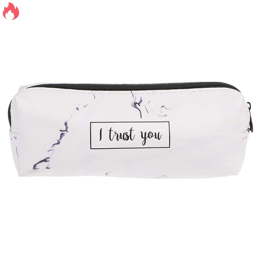 Túi Đựng Bút Bằng Vải Sức Chứa Lớn Màu Sắc Tương Phản Đơn Giản