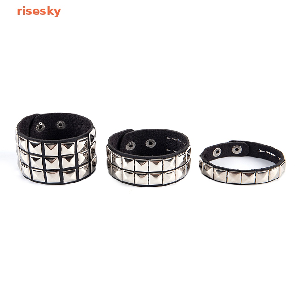 Vòng Tay Đinh Tán Phong Cách Punk Gothic Rock Độc Đáo Cho Nam Và Nữ