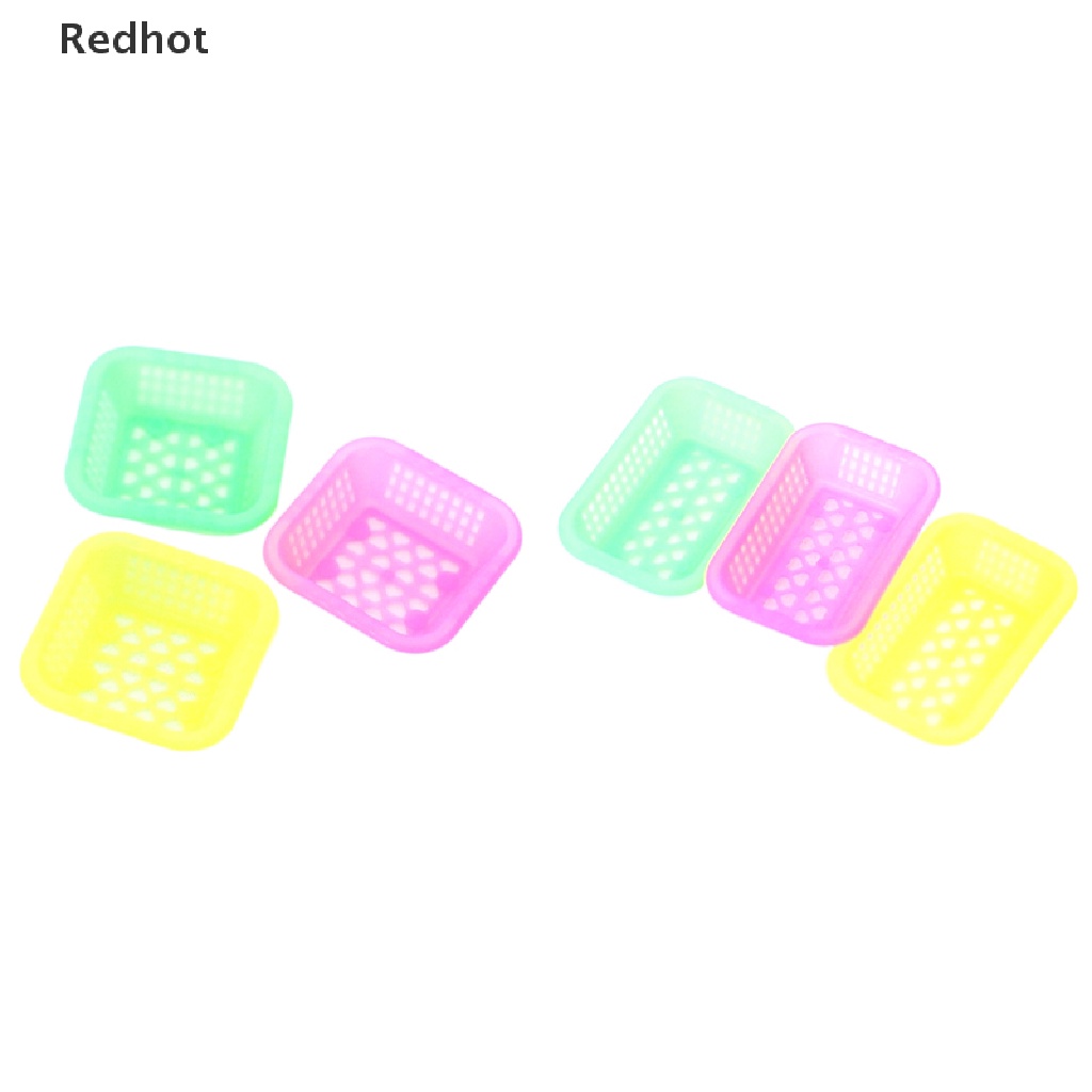 Bộ 3 Rổ Đựng Trái Cây / Rau Củ Quả Tỉ Lệ 1: 12 Trang Trí Nhà Búp Bê