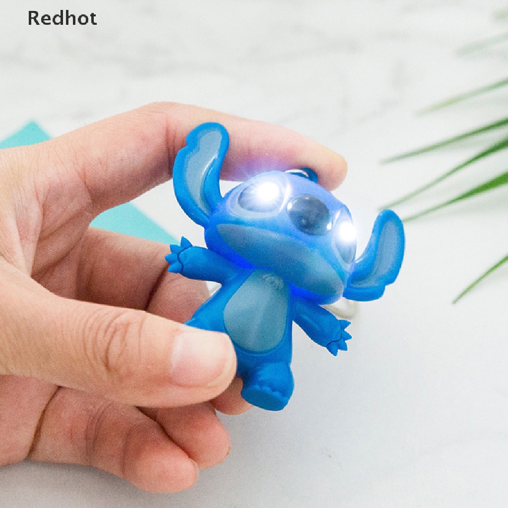 1 Móc Khóa Hình Nhân Vật Hoạt Hình Stitch Có Đèn LED