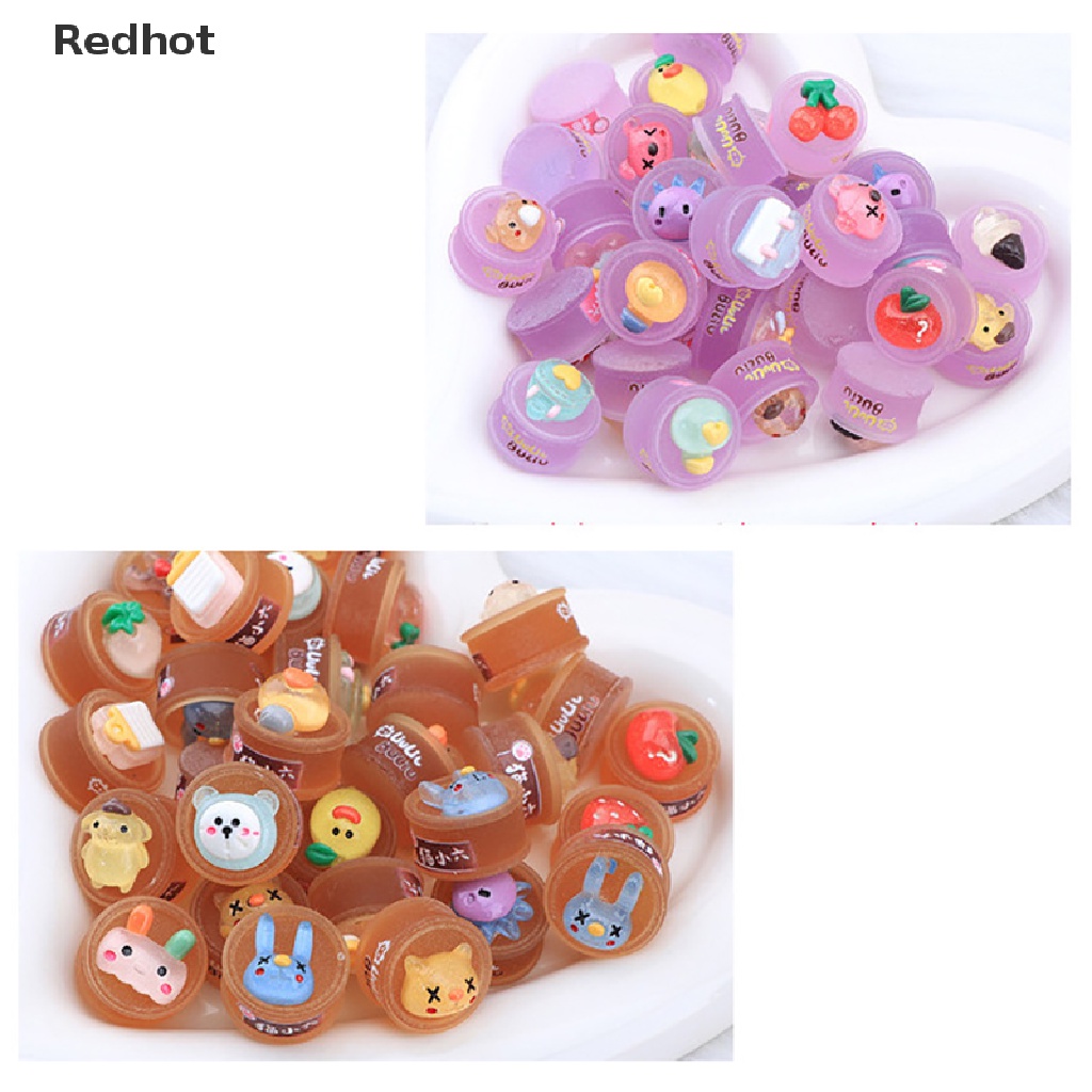 &lt; Redhot &gt; Bộ 2 Mô Hình Mèo Dạ Quang Trang Trí Phong Cảnh DIY