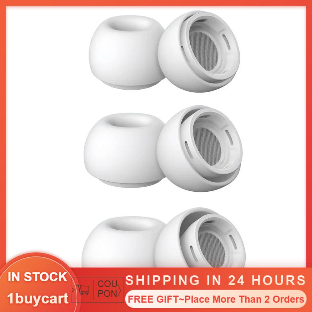 1buycart1 Ear Tips  Replacement Earbud Noise Isolation Silicone for Earbuds Accessories