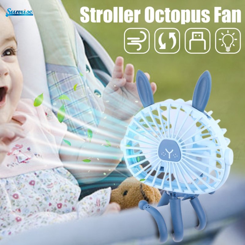 Quạt Nhỏ Ba Cánh Bằng Nhựa Sạc USB Ba Tốc Độ Sáng Tạo Phong Cách Đa Dạng Lâu Trôi