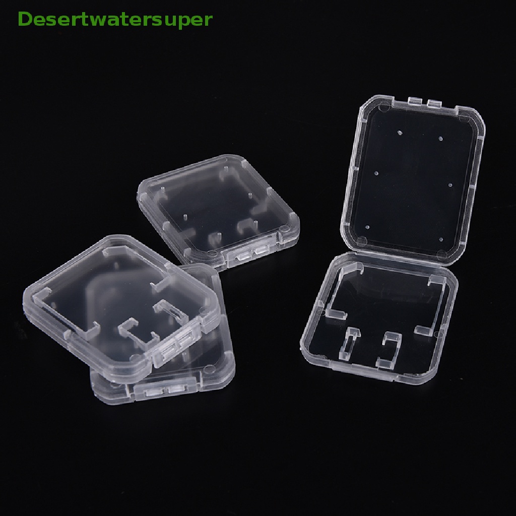 Set 10 Hộp Nhựa Trong Suốt Đựng Thẻ Nhớ SD SDHC SDXC