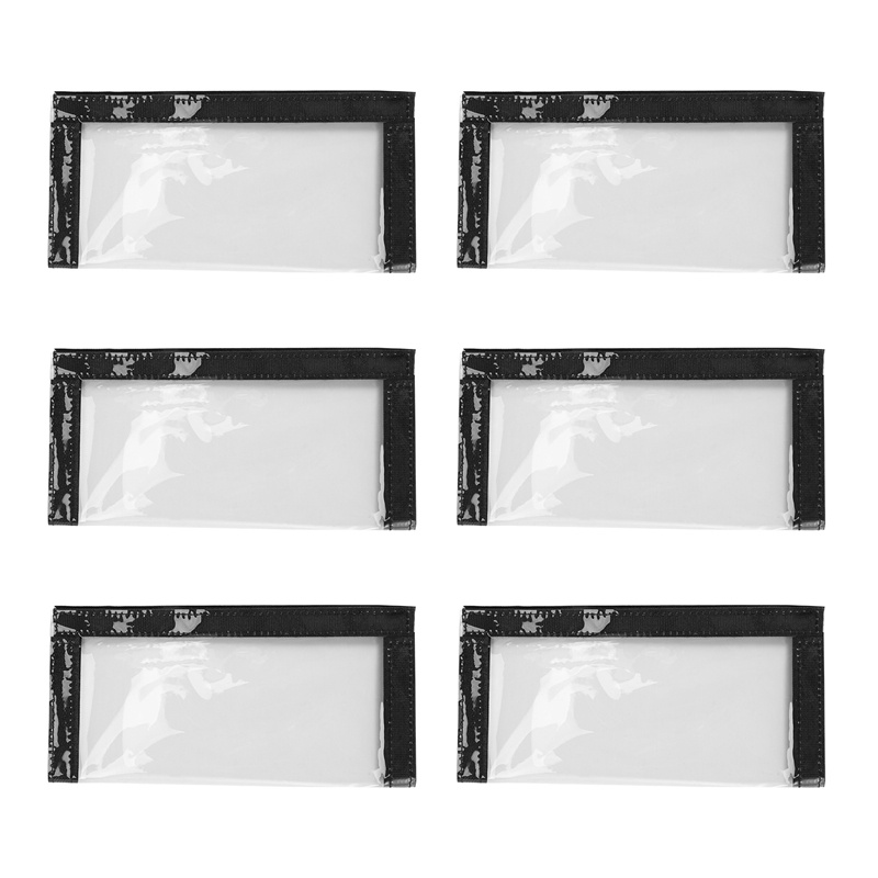 Set 6 Vỏ Bọc Mồi Câu Cá Bằng PVC Trong Suốt Giữ An Toàn Dễ Nhìn Thấy