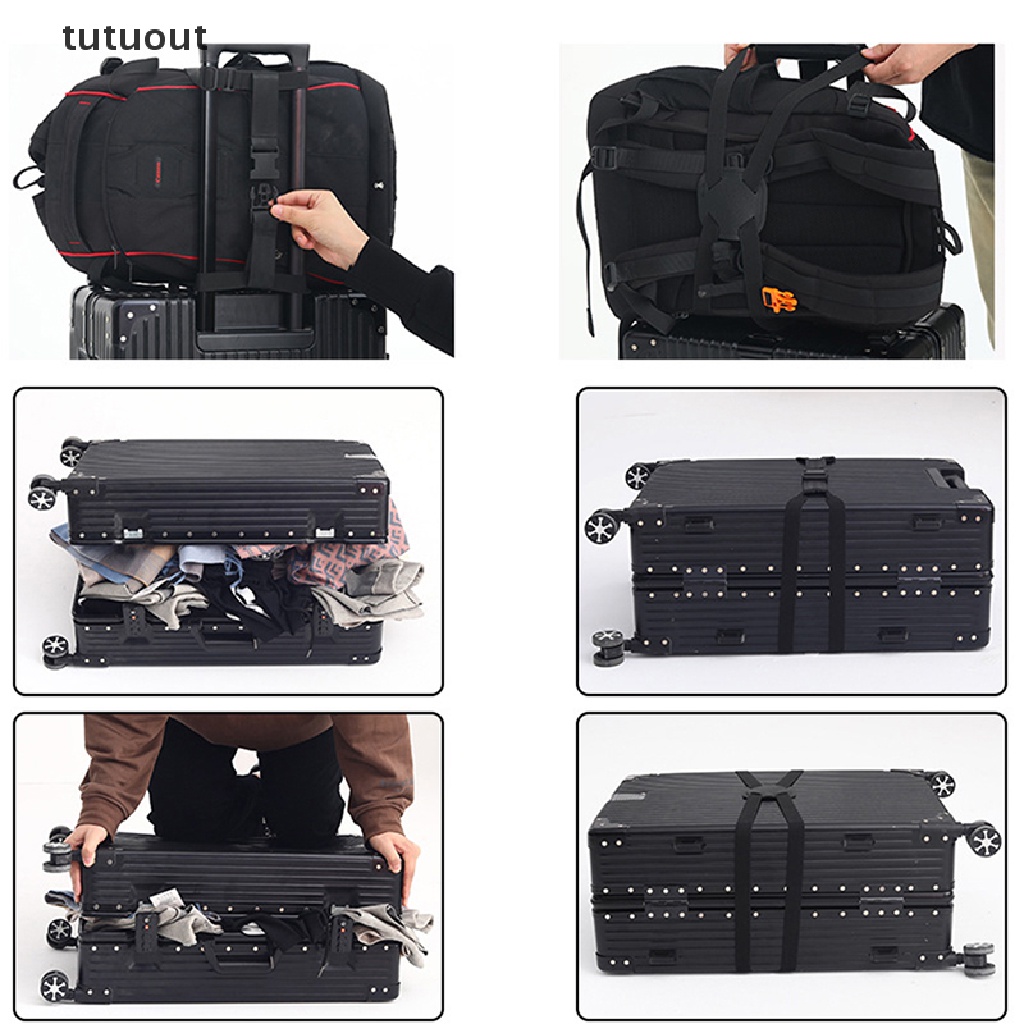 Dây Đai Cố Định Hành Lý Co Giãn Điều Chỉnh Được Tiện Dụng