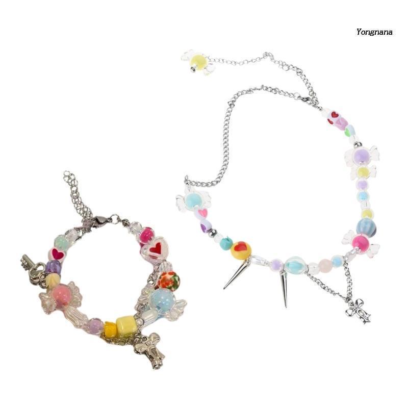 Dây Chuyền / Vòng Tay Chuỗi Hạt Thời Trang Mùa Hè Cho Bé Gái