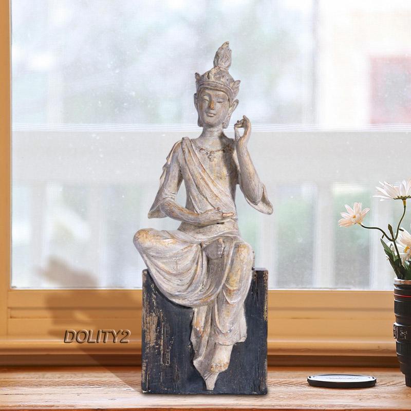 [Dolity2] Tượng Phật Ngồi Thiền Khách Sạn Bằng Nhựa Resin