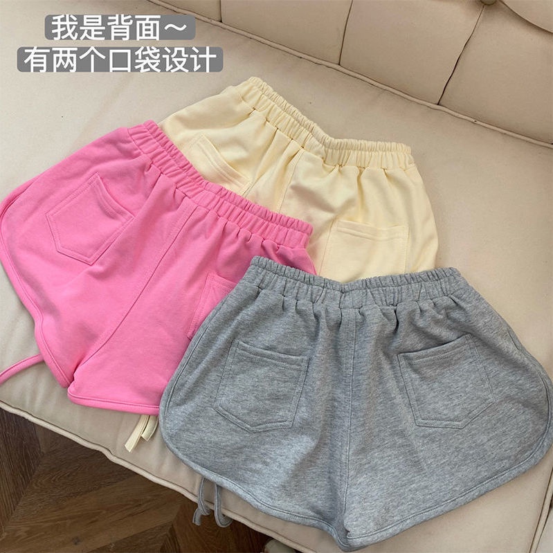 Jiashucheng Quần Short Thể Thao Dáng Rộng Thoải Mái Thời Trang Mùa Hè Cho Nữ