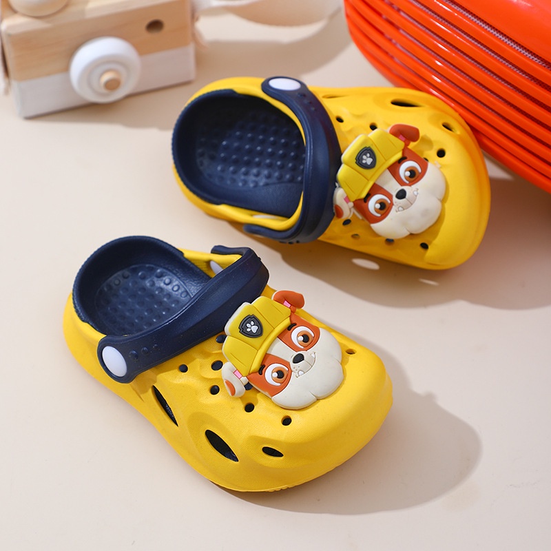 Dép Đi Trong Nhà Tắm Chống Trượt Mềm Mại Họa Tiết Hoạt Hình PAW Patrol Chase Skye Marshall Rubble Zuma Cho Bé