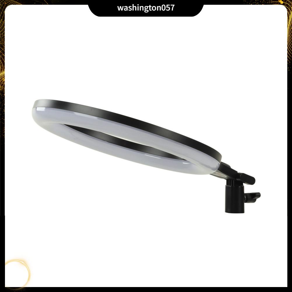 Washington057 Ring Light 26cm DIA High Brightness Timing LED Selfie Lamp Có thể điều chỉnh cho Camera gia đình