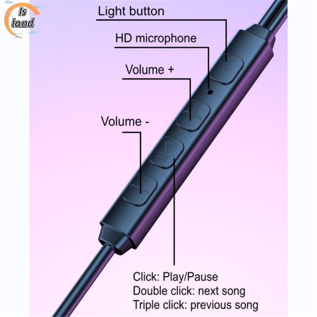 Tai Nghe Nhét Tai Có Micro Và Đèn Rgb Dùng Chơi Game
