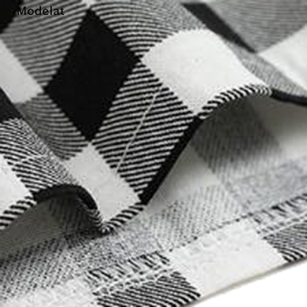 Quần Short Ngủ 96% Cotton Dáng Rộng In Họa Tiết Sọc Caro Thời Trang Mùa Hè 2023