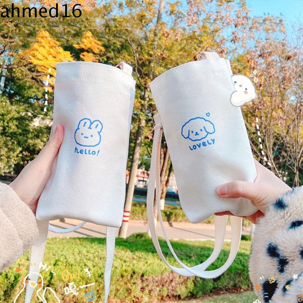 Túi Đựng Bình Nước In Hình Hoạt Hình Dễ Thương Dành Cho Tuổi Teen / Du Lịch