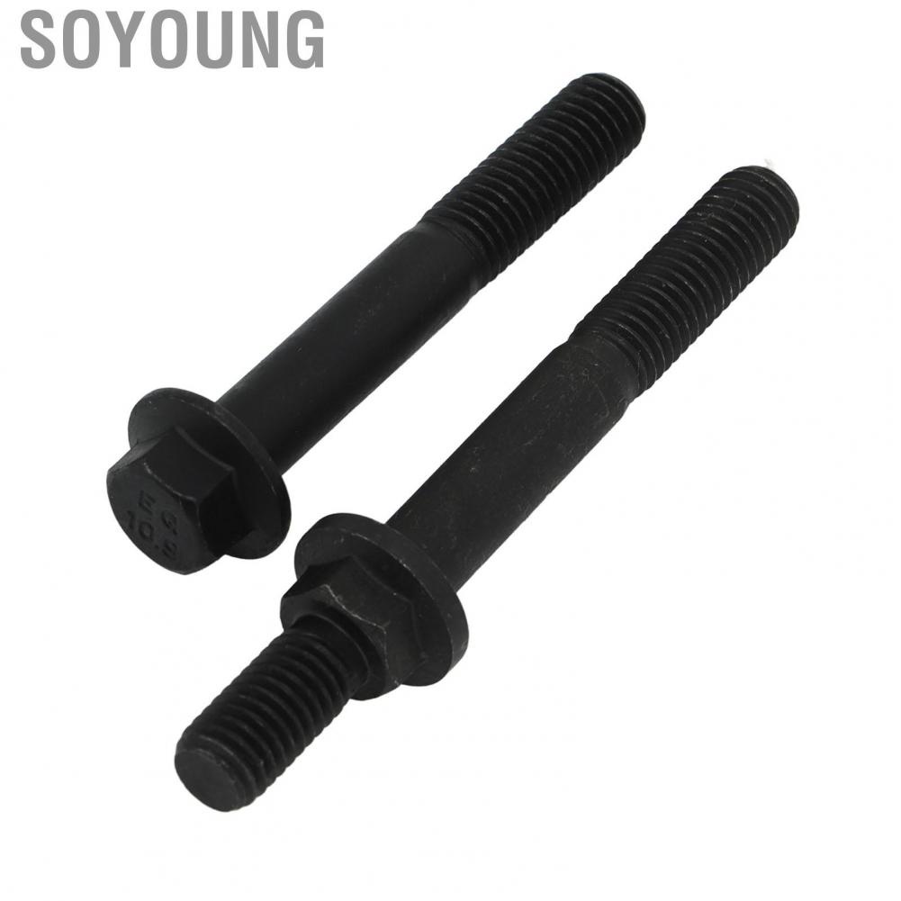 Soyoung 3944593  High Hardness Exhaust Tube Bolts Studs Set Reliable Stable Performance 12PCS for Cummins 5.9L 6.7L