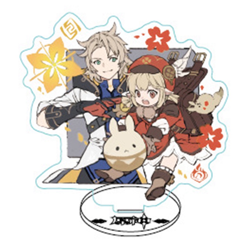 Mô Hình Nhân Vật Margot3 Anime Genshin Va Chạm Bằng Acrylic Để Bàn Trang Trí