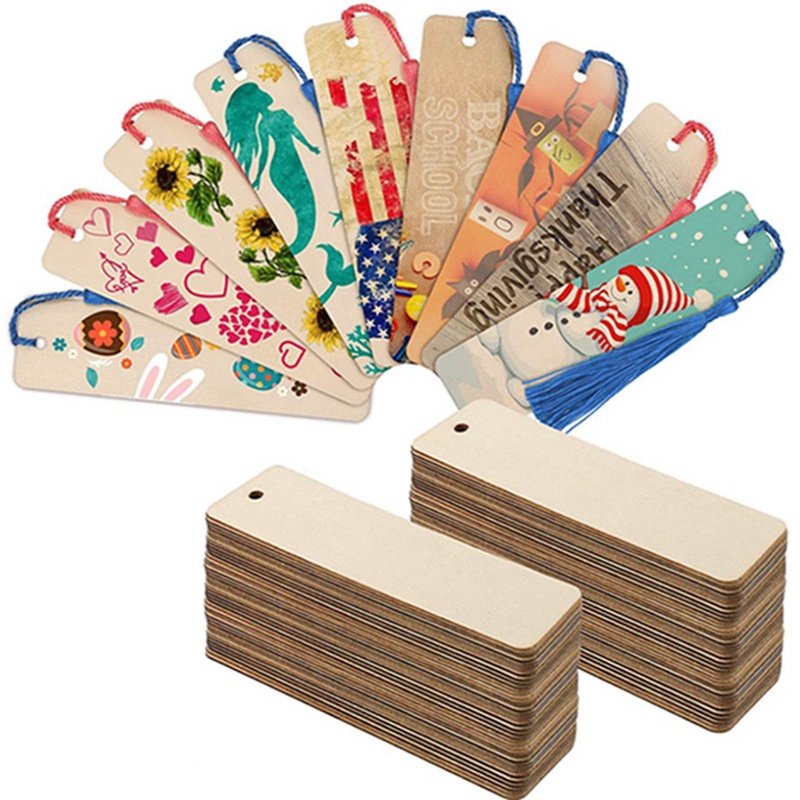 Bộ 36 Thẻ Đánh Dấu Trang Sách Bằng Gỗ Phong Cách Trung Hoa Cổ Điển