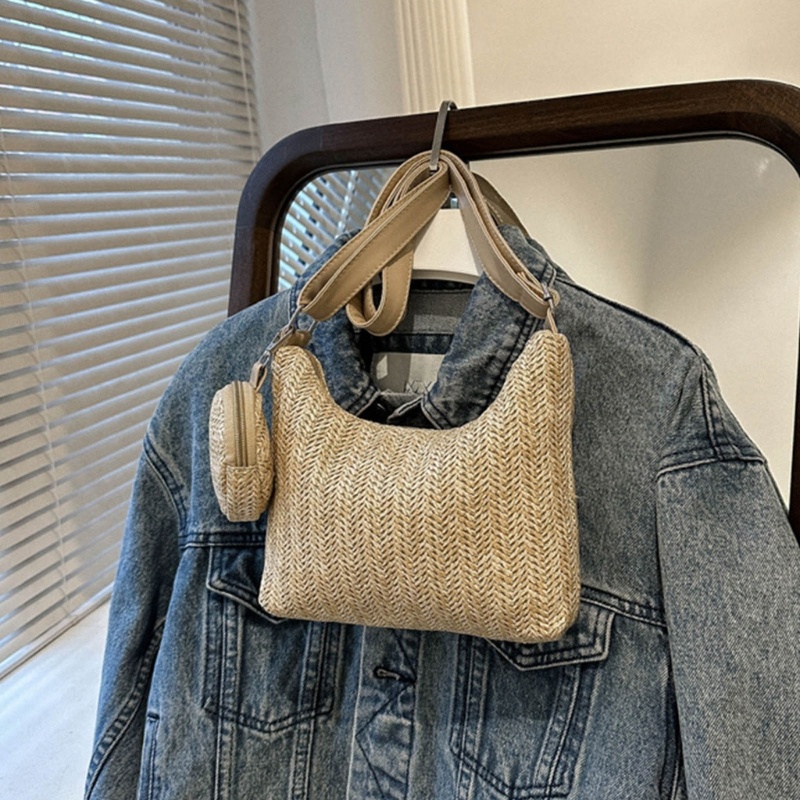 Túi Đeo Chéo Dệt Kim Đơn Giản Thời Trang Dành Cho Nữ