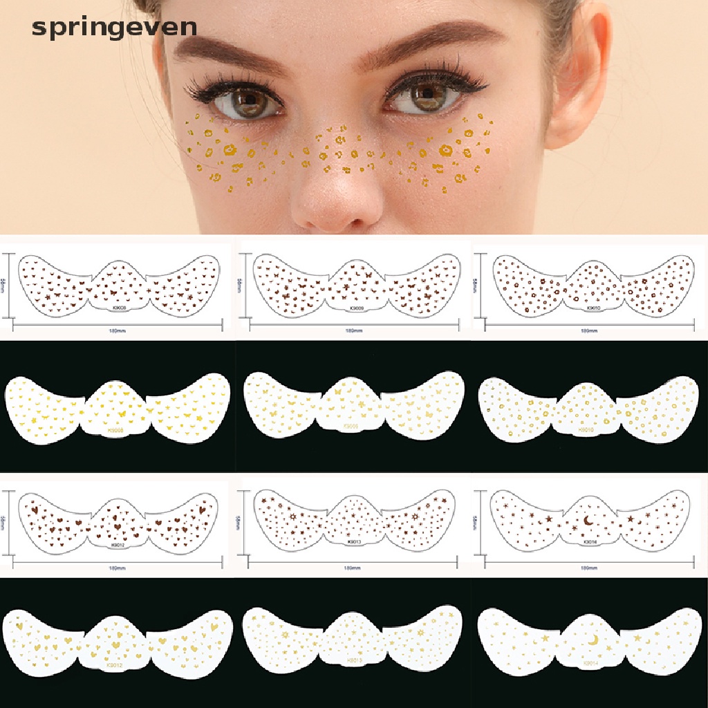 Bộ 5 Hình Xăm Dán Giả Tàn Nhang Chống Thấm Nước