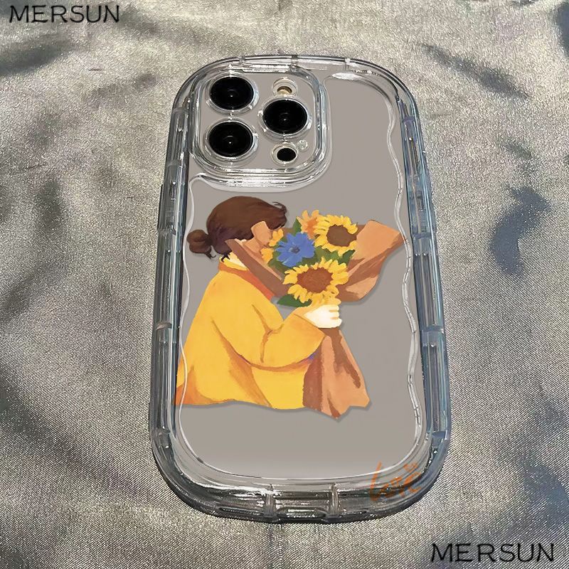 ✅Ốp Điện Thoại Mềm Trong Suốt Chống Sốc Hình Bé Gái Cho Iphone 8p / 13 7 Xr11Iphone1412 / promax xs E3OP