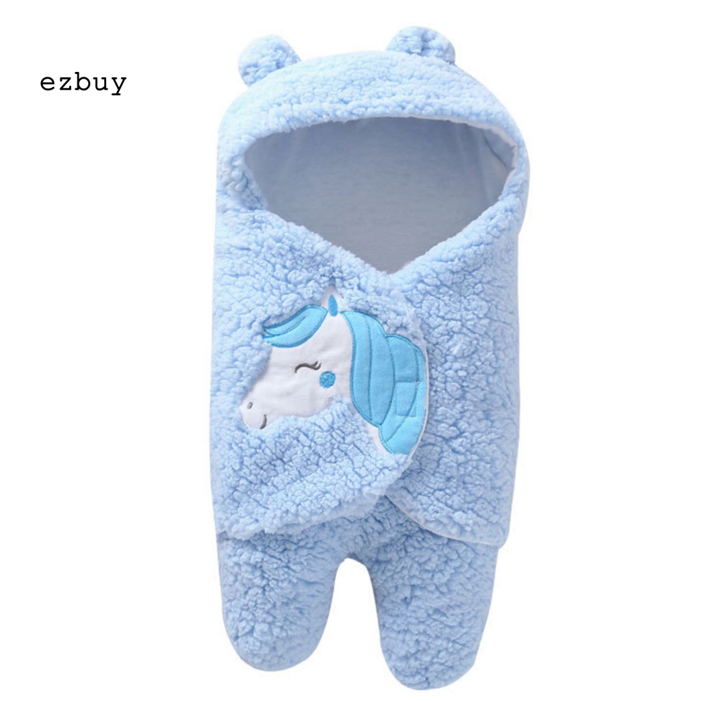 Túi Ngủ Mùa Đông Quấn Em Bé In Họa Tiết Hoạt Hình Dễ Sử Dụng