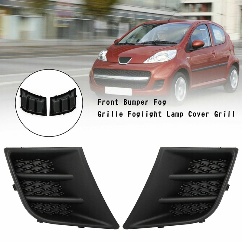 Set 2 Lưới Tản Nhiệt Trước Bên Trái / Phải 7422A8 7422A9 Thay Thế Chuyên Dụng Cho Peugeot 107 2009-2012