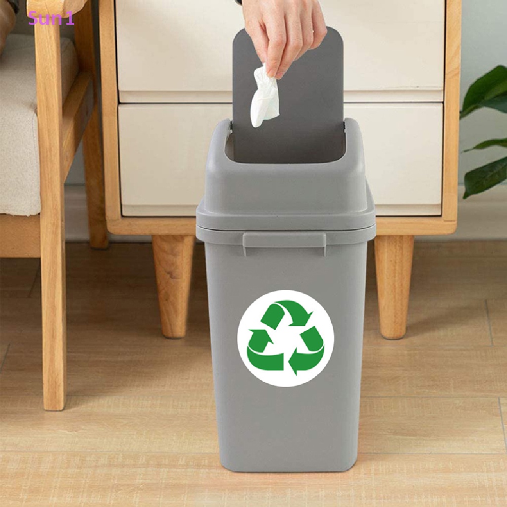 Sun1 &gt; 6 Miếng Dán Thùng Rác Tái Chế Đường Kính 5 Inch