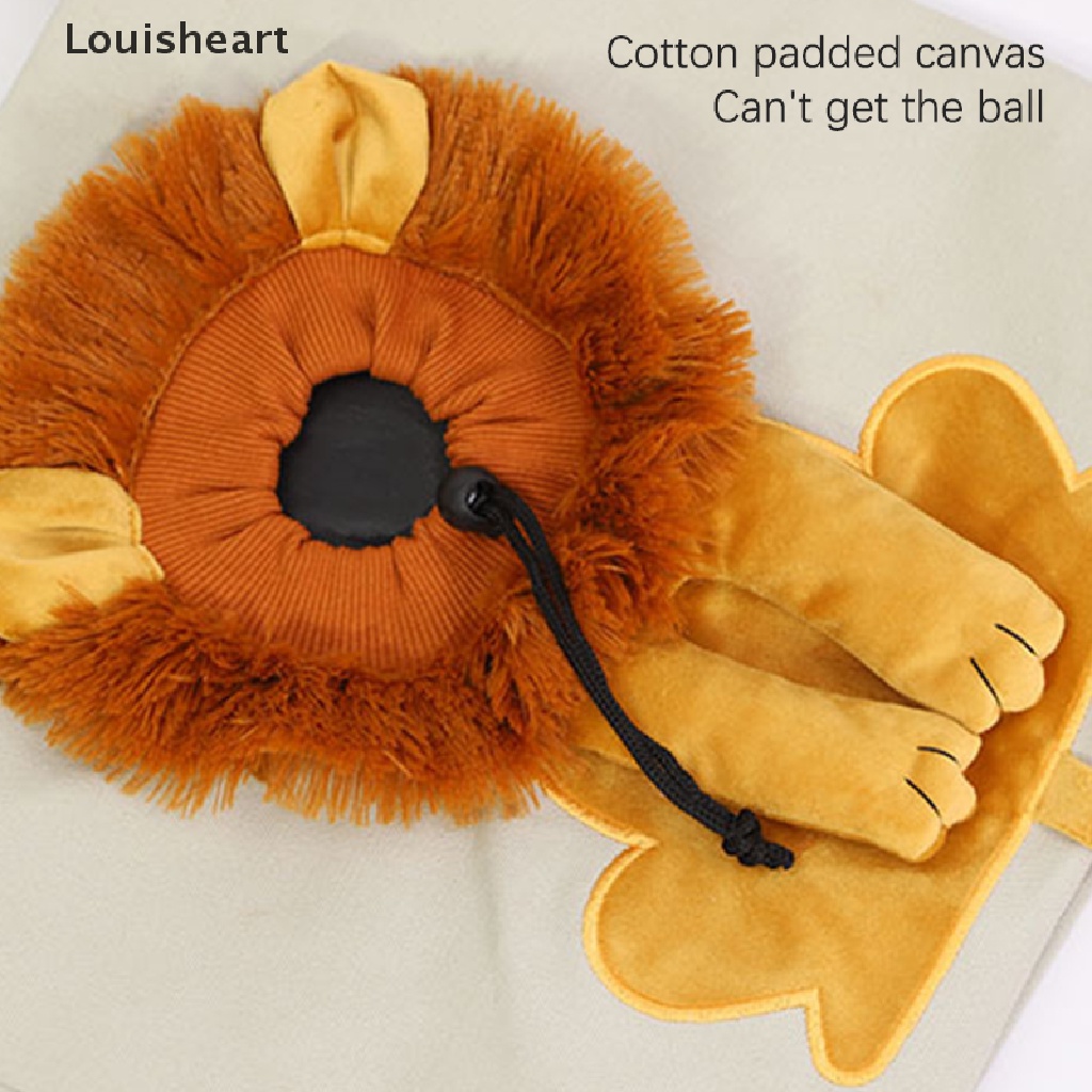 Louisheart Túi Đeo Vai Hình Sư Tử Chất Liệu Canvas Thoáng Khí Thời Trang Cho Thú Cưng TFG