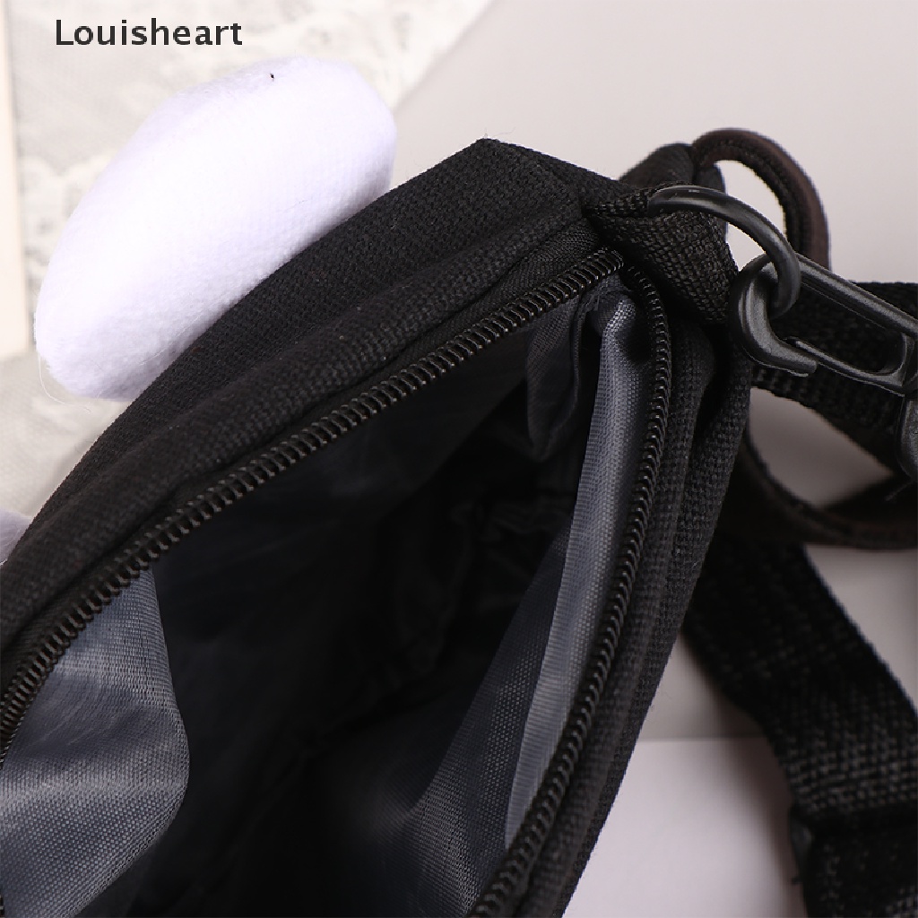 Túi Đeo Chéo Vai Louisheart Vải Canvas Hình Đôi Mắt To Dễ Thương Dành Cho Nữ