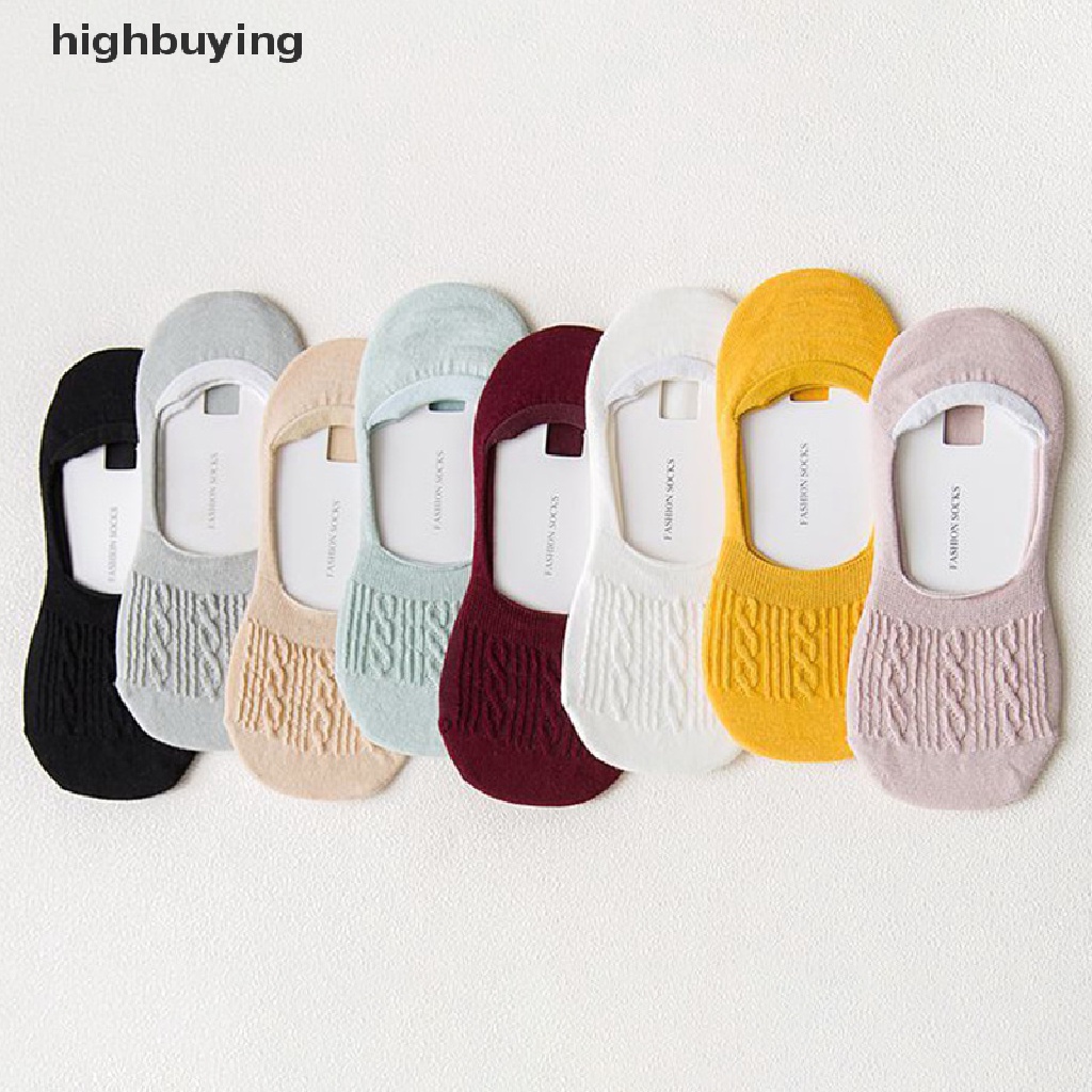 1 Đôi Tất Chân Cotton Thoáng Khí Thời Trang Cho Nữ