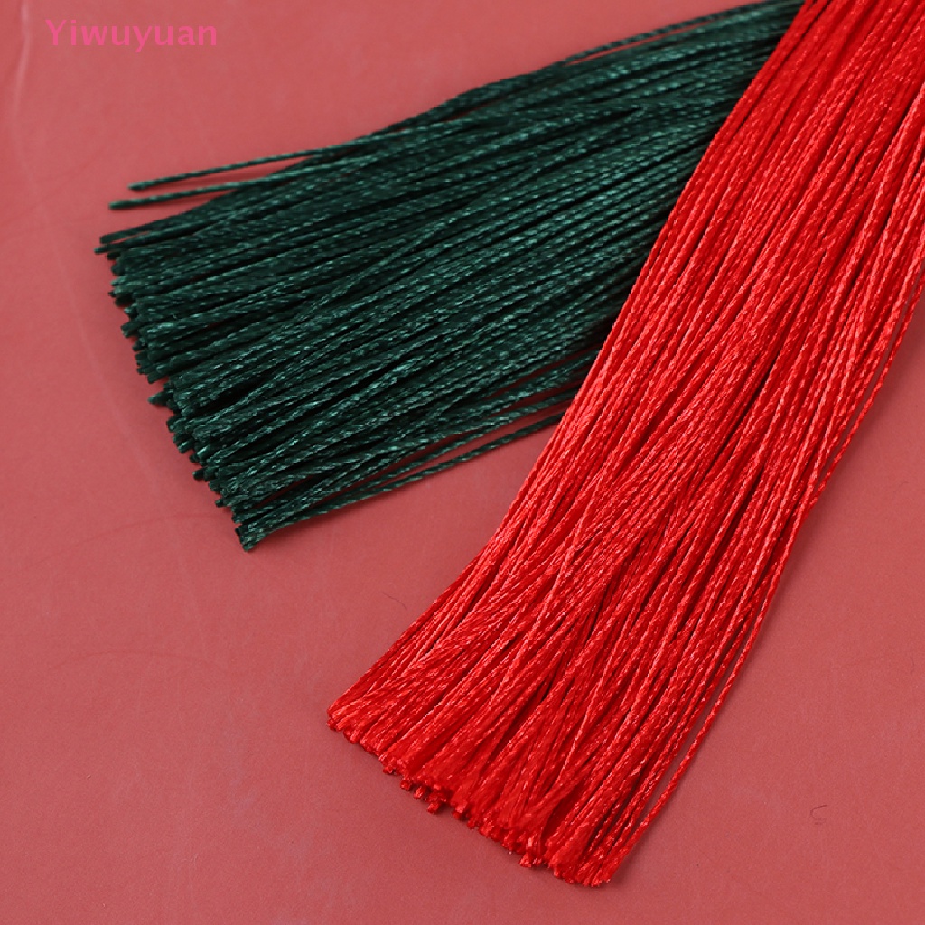 <Yiwuyuan> Chinese Retro White Jade Lotus Tassel Fringe DIY Alloy Craft Tassel Accessories New