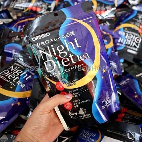 Trà Giảm Cân Đẹp Da Ban Đêm Orihiro Night Diet Tea Beauty