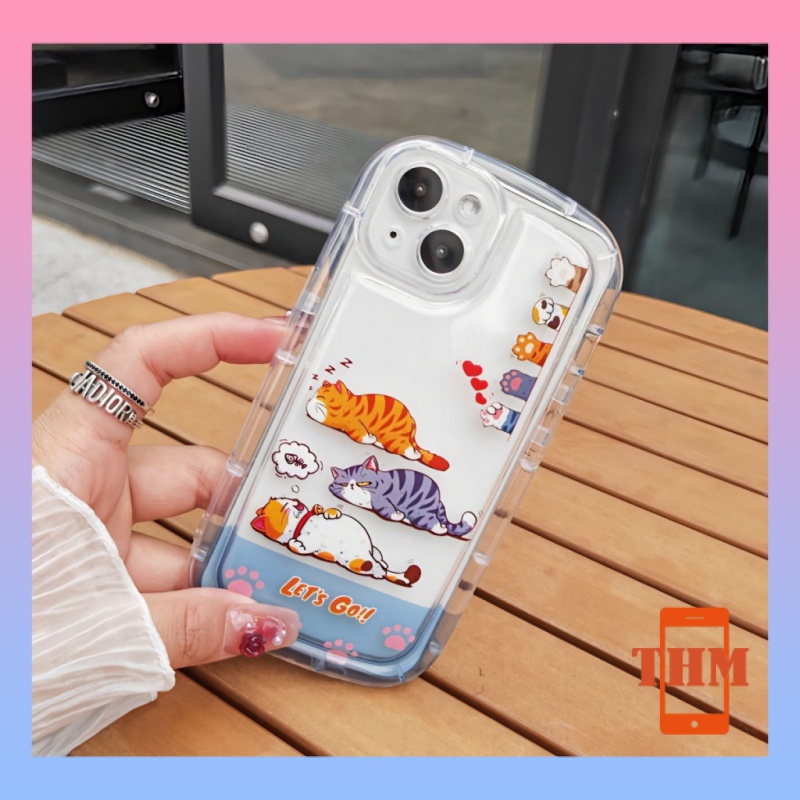 Ốp lưng iphone Túi khí xà phòng mèo dễ thương, vỏ mềm chống rơi trong suốt Cho Iphone 6 / 6S / 6splus / se / 7 / 7plus / 8 / 8plus / X / xsmax / 11 / 12 / 13 / 14 / Plus / Pro / Pro Max-411
