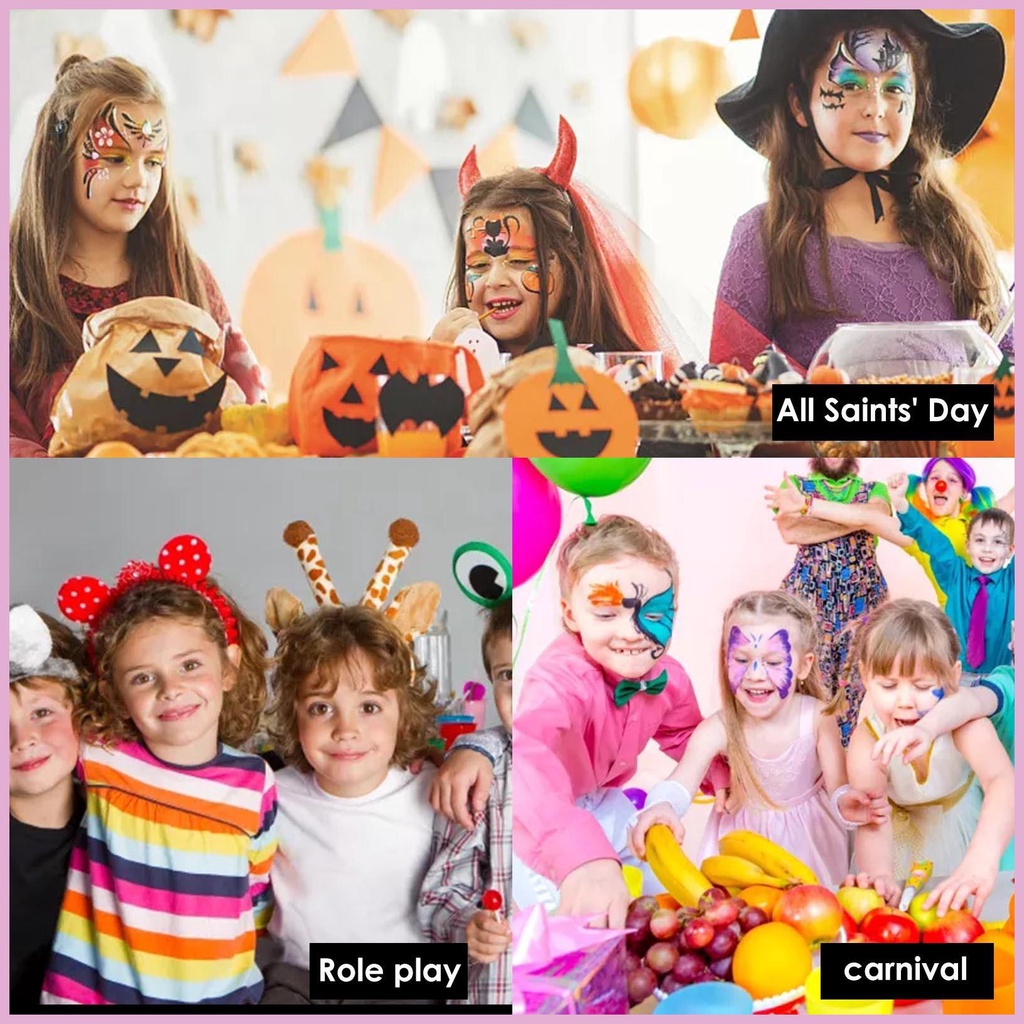 Đầm Công Chúa Hóa Trang Halloween Lấp Lánh Cho Bé Gái