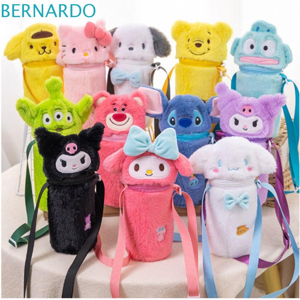 Vỏ Bọc Bình Thủy Tinh Bằng Vải Bông Cách Nhiệt Hình Kuromi Hello Kitty Dễ Thương Cho Bé