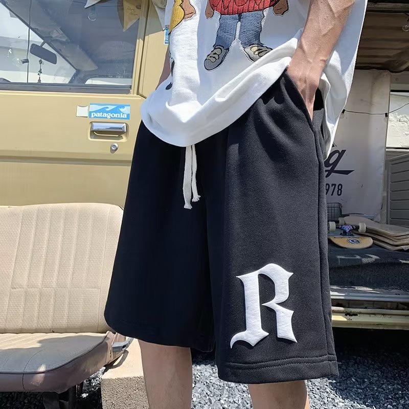 Quần Short Thể Thao In Chữ Phong Cách Gothic Thời Trang Mùa Hè Cho Nam Cỡ M-5XL